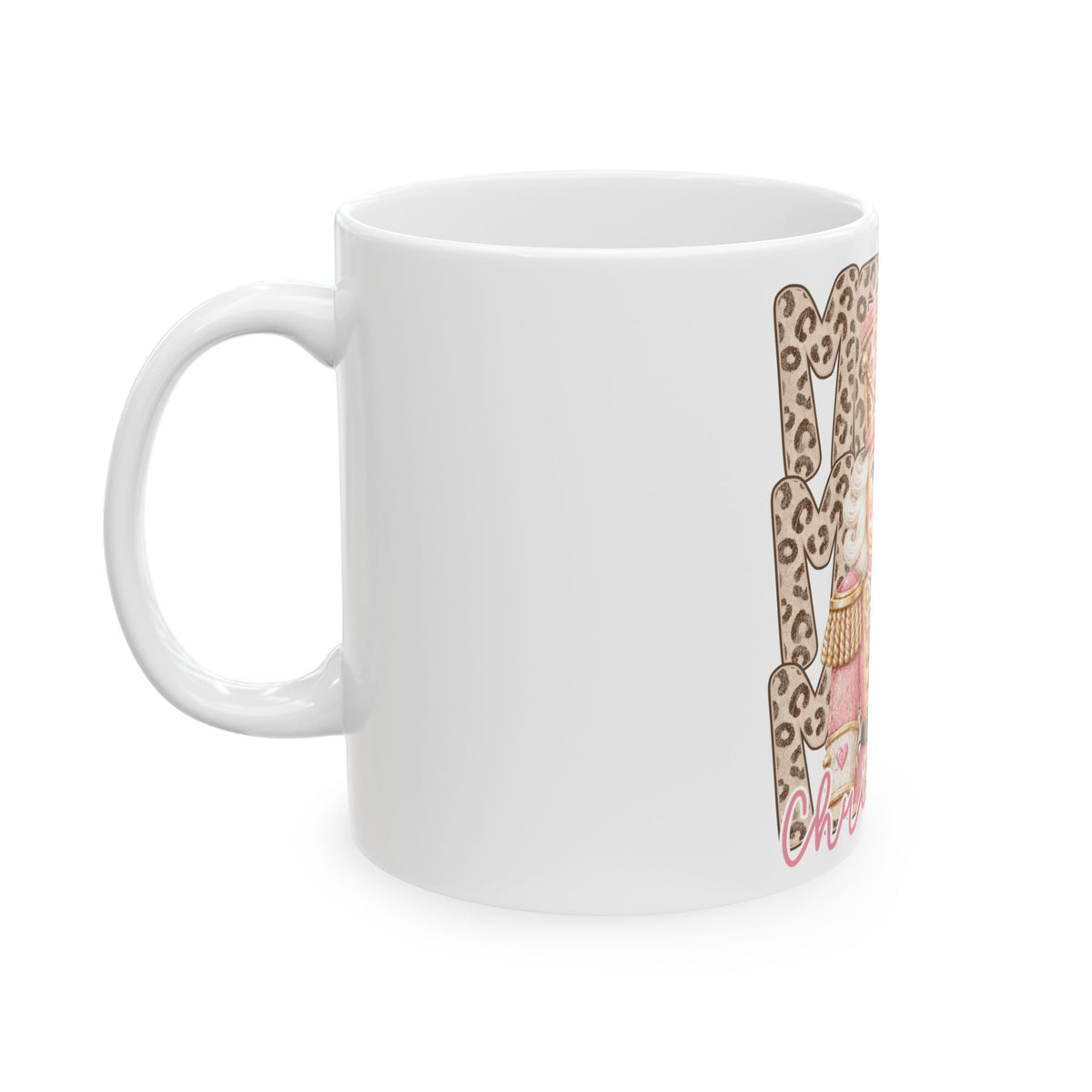 Pink Nutcracker Christmas Mug