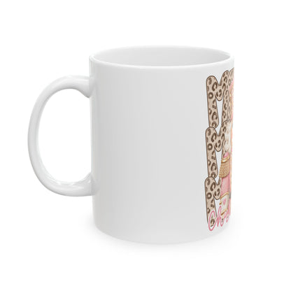 Pink Nutcracker Christmas Mug