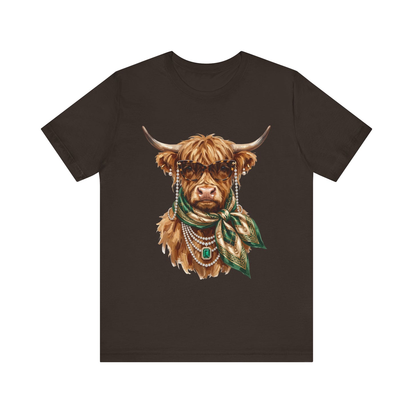 Highland Cow with Scarf Tee