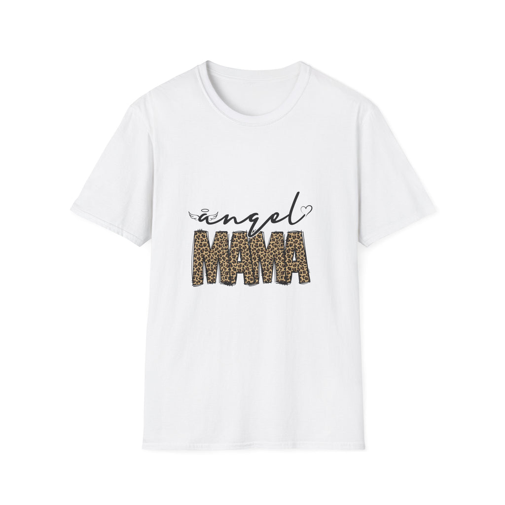 Angel Mama Leopard Print T-Shirt