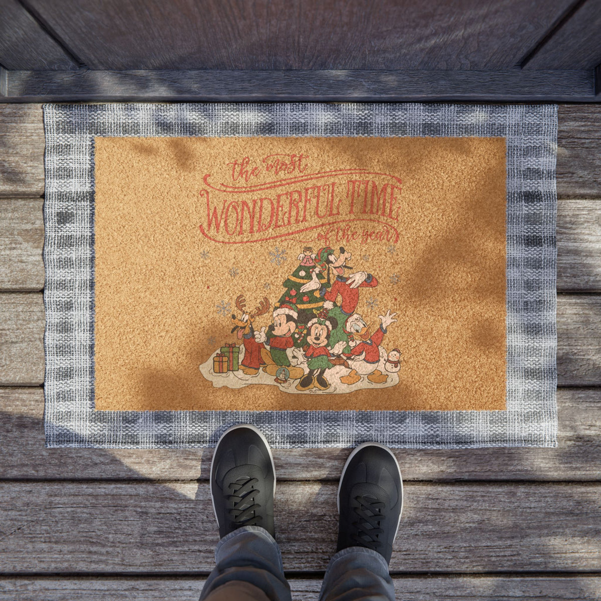 Christmas Mickey "Wonderful Time"e Mat