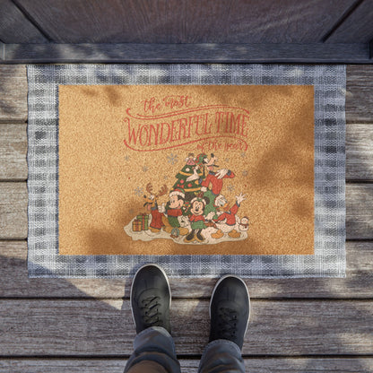Christmas Mickey "Wonderful Time"e Mat