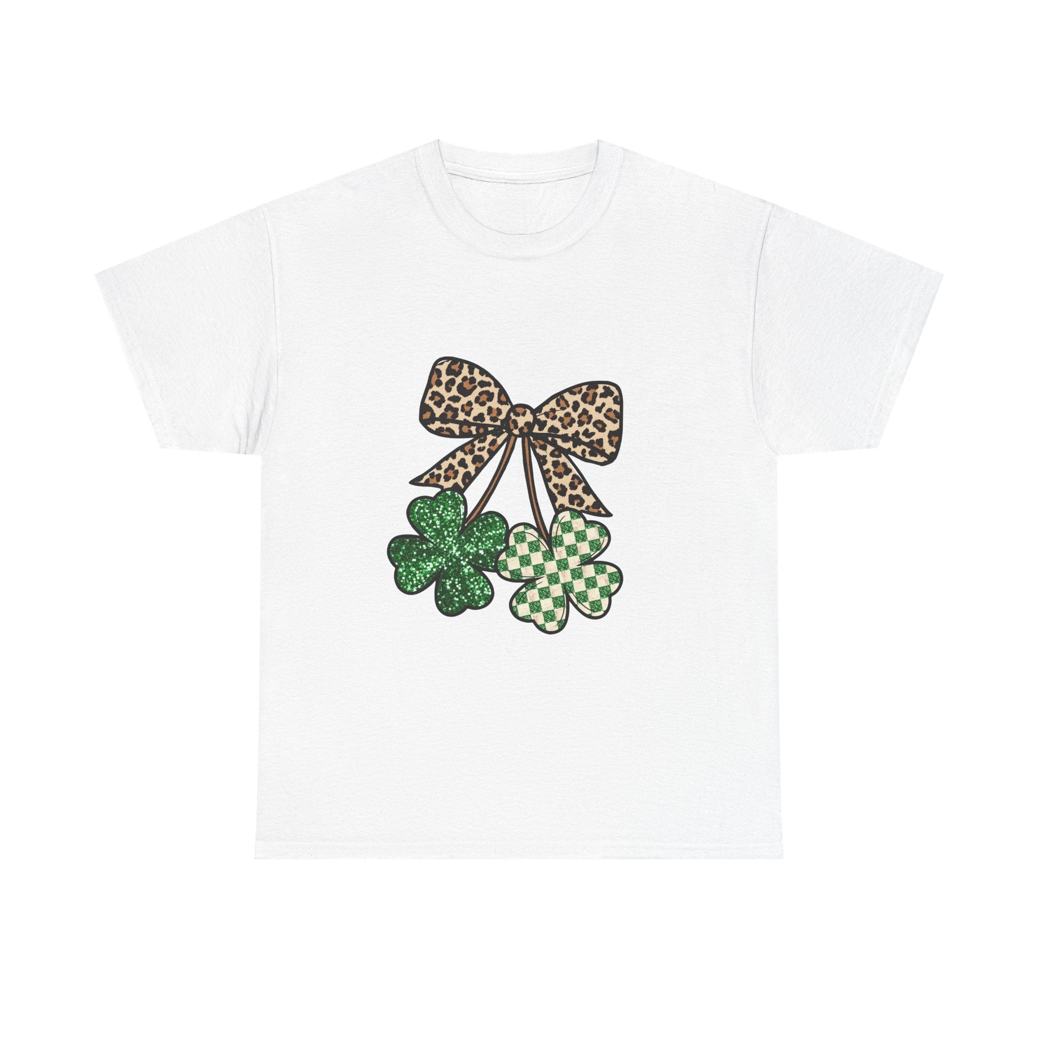 Leopard Bow St. Patrick’s Day Tee