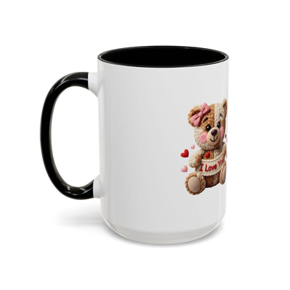 Valentine Teddy "I Love You" Coffee Mug
