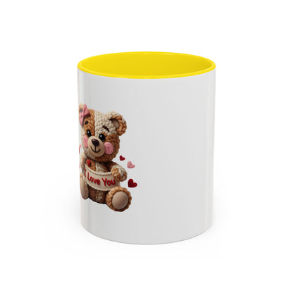 Valentine Teddy "I Love You" Coffee Mug