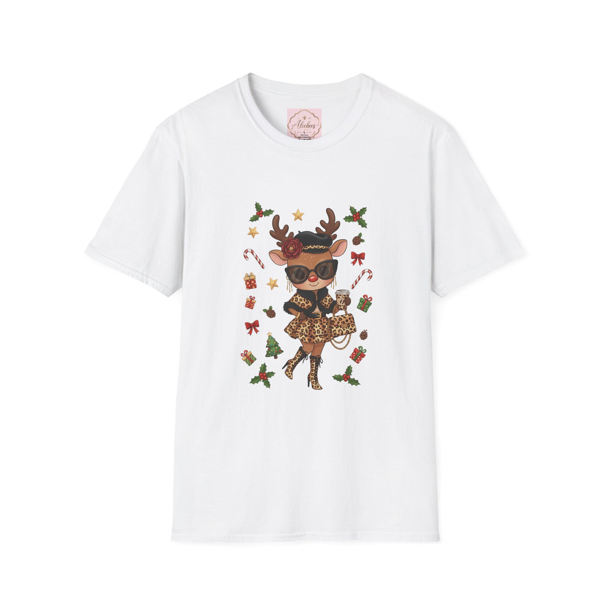 Cute Christmas Reindeer Tee