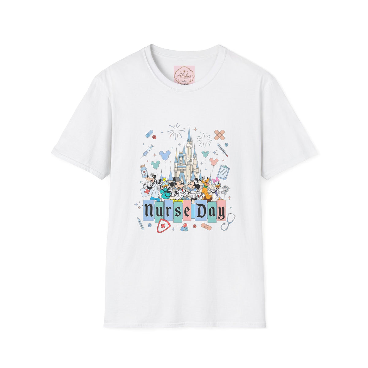 Nurse Day Disney Castle T-Shirt