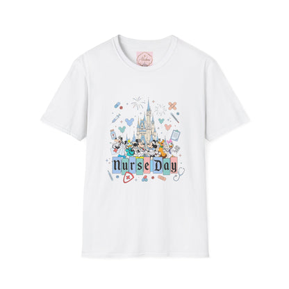 Nurse Day Disney Castle T-Shirt