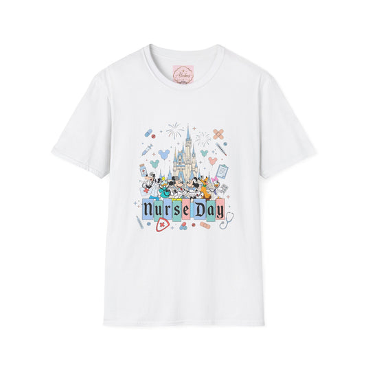 Nurse Day Disney Castle T-Shirt