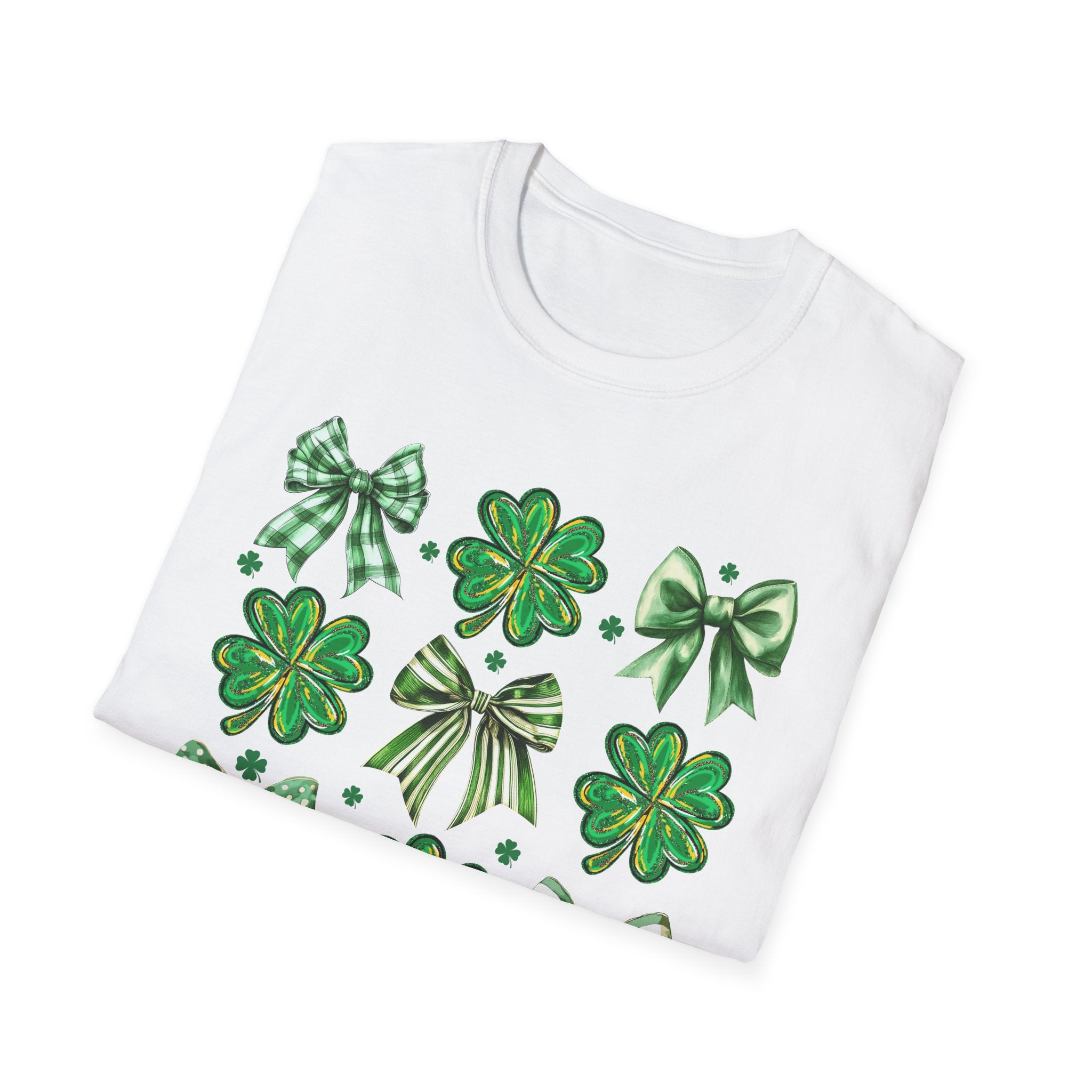 St. Patrick's Day Shamrock & Bows T-Shirt