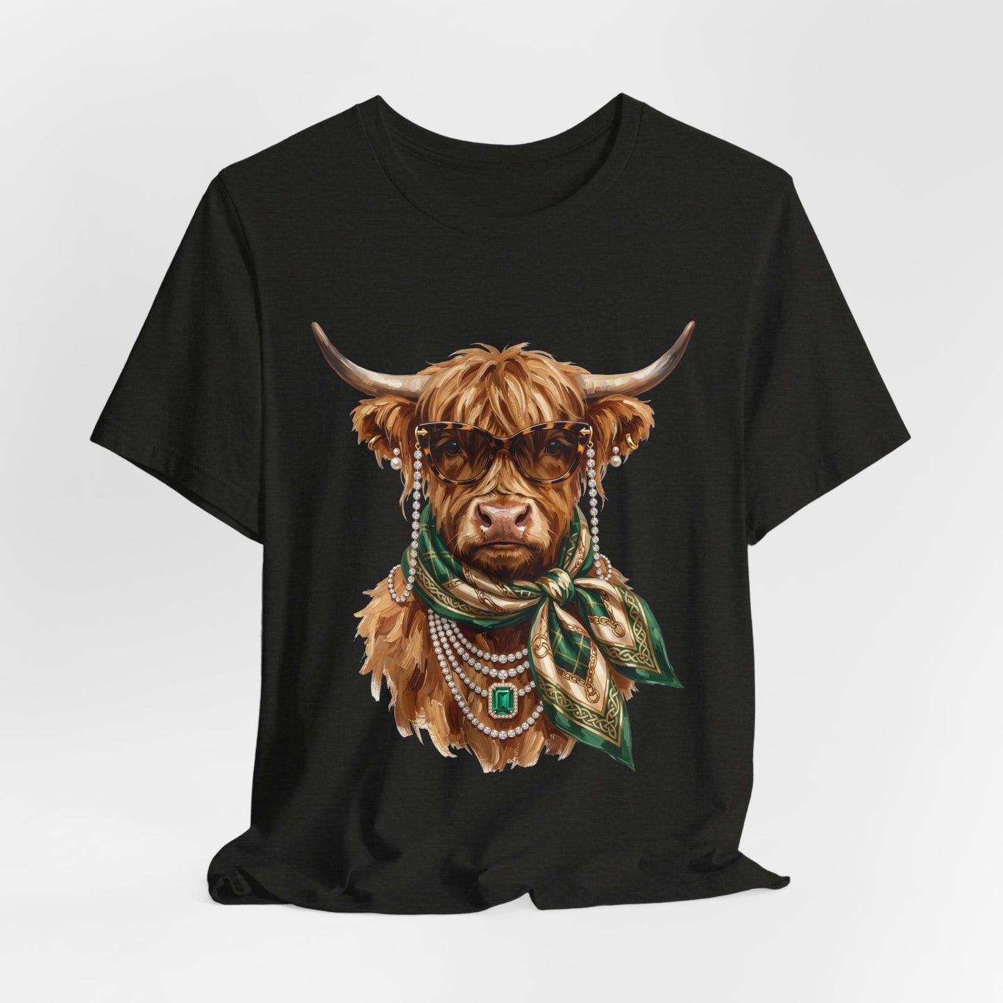 Highland Cow with Scarf Tee