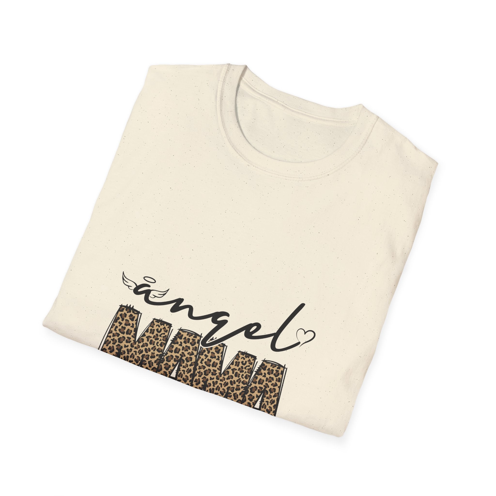 Angel Mama Leopard Print T-Shirt