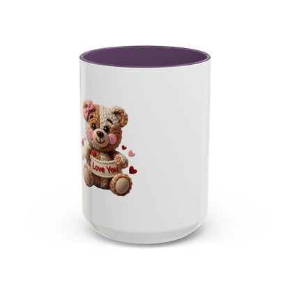 Valentine Teddy "I Love You" Coffee Mug