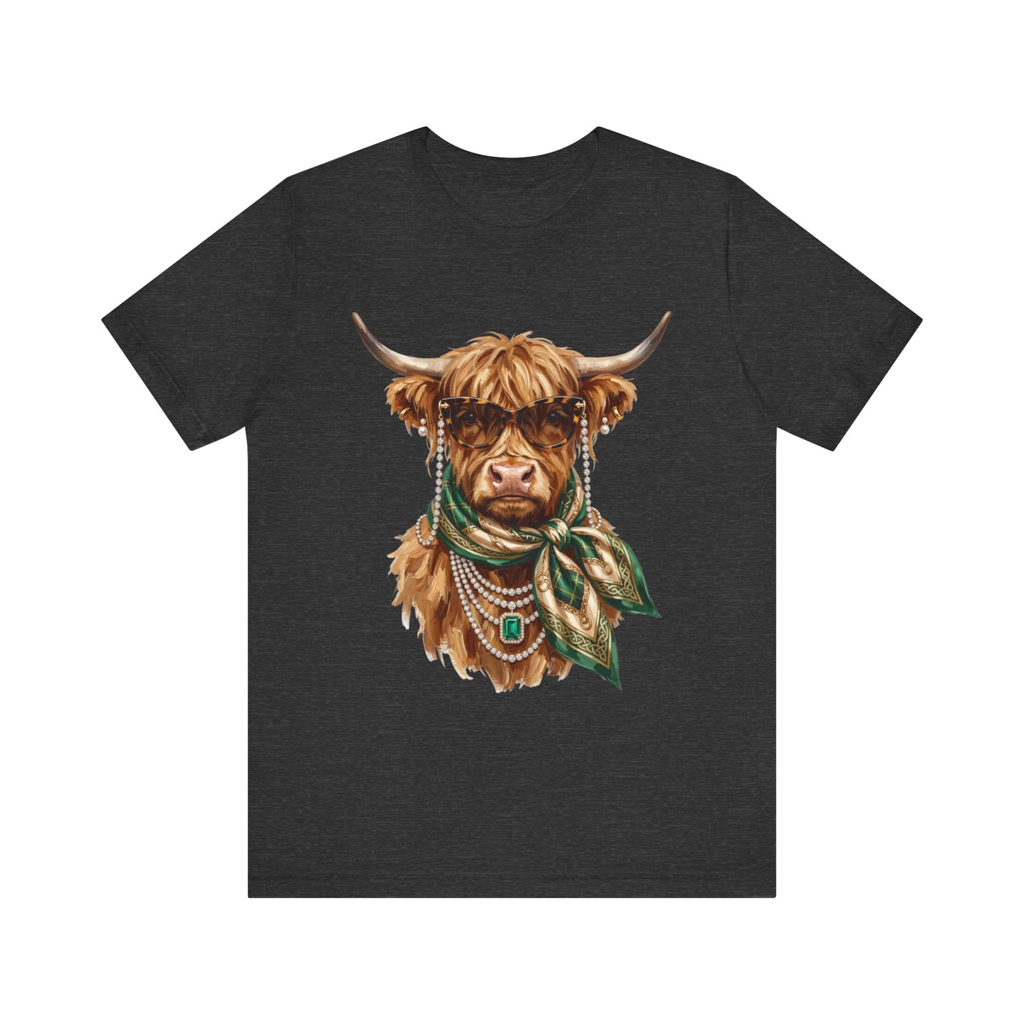 Highland Cow with Scarf Tee