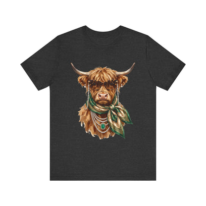 Highland Cow with Scarf Tee