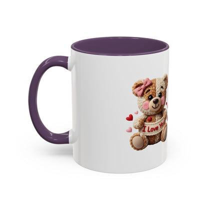 Valentine Teddy "I Love You" Coffee Mug