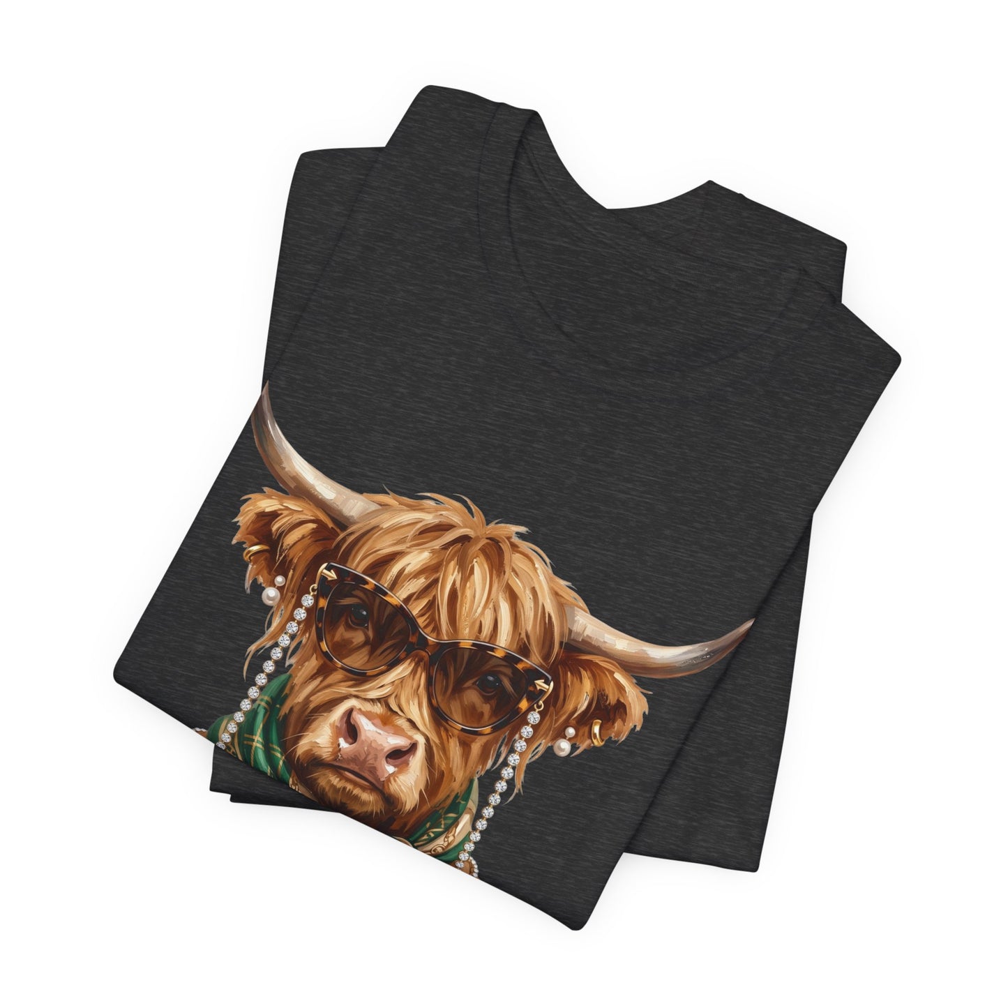 Highland Cow with Scarf Tee