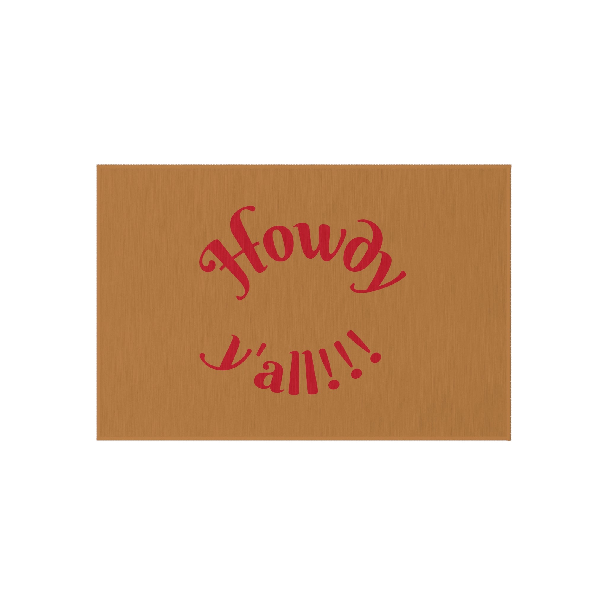 Howdy! Outdoor Rug - Welcome Doormat for Porch & Patio
