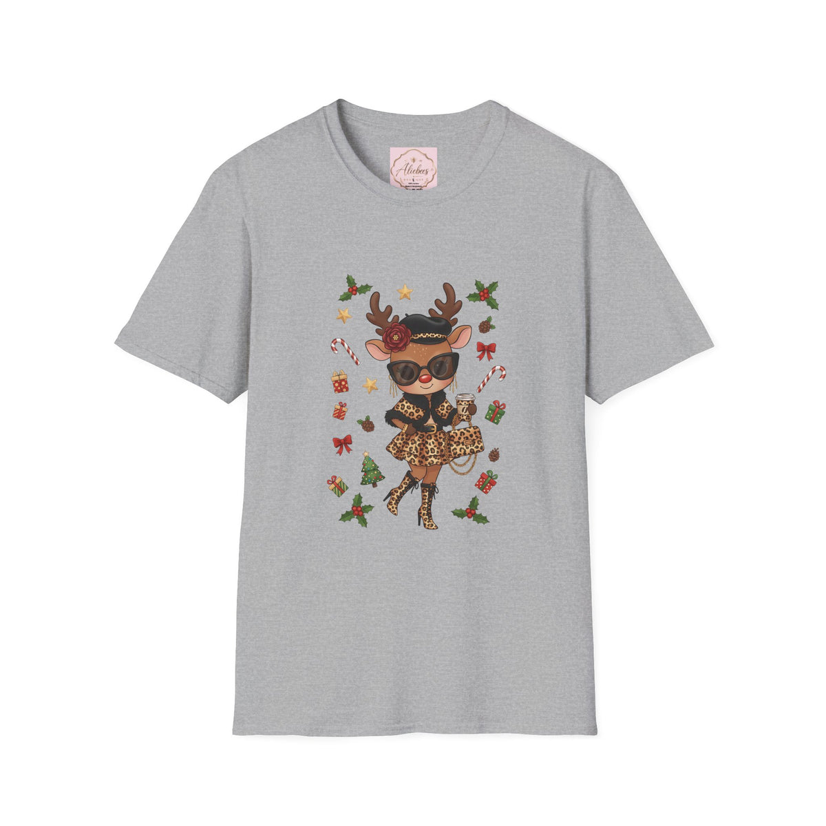 Cute Christmas Reindeer Tee