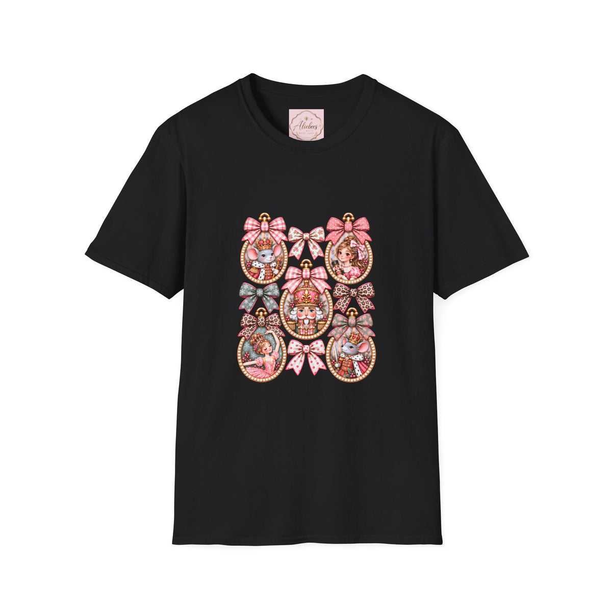 Pink Vintage Christmas Tee