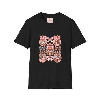 Pink Vintage Christmas Tee