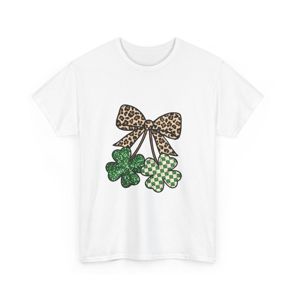 Leopard Bow St. Patrick’s Day Tee