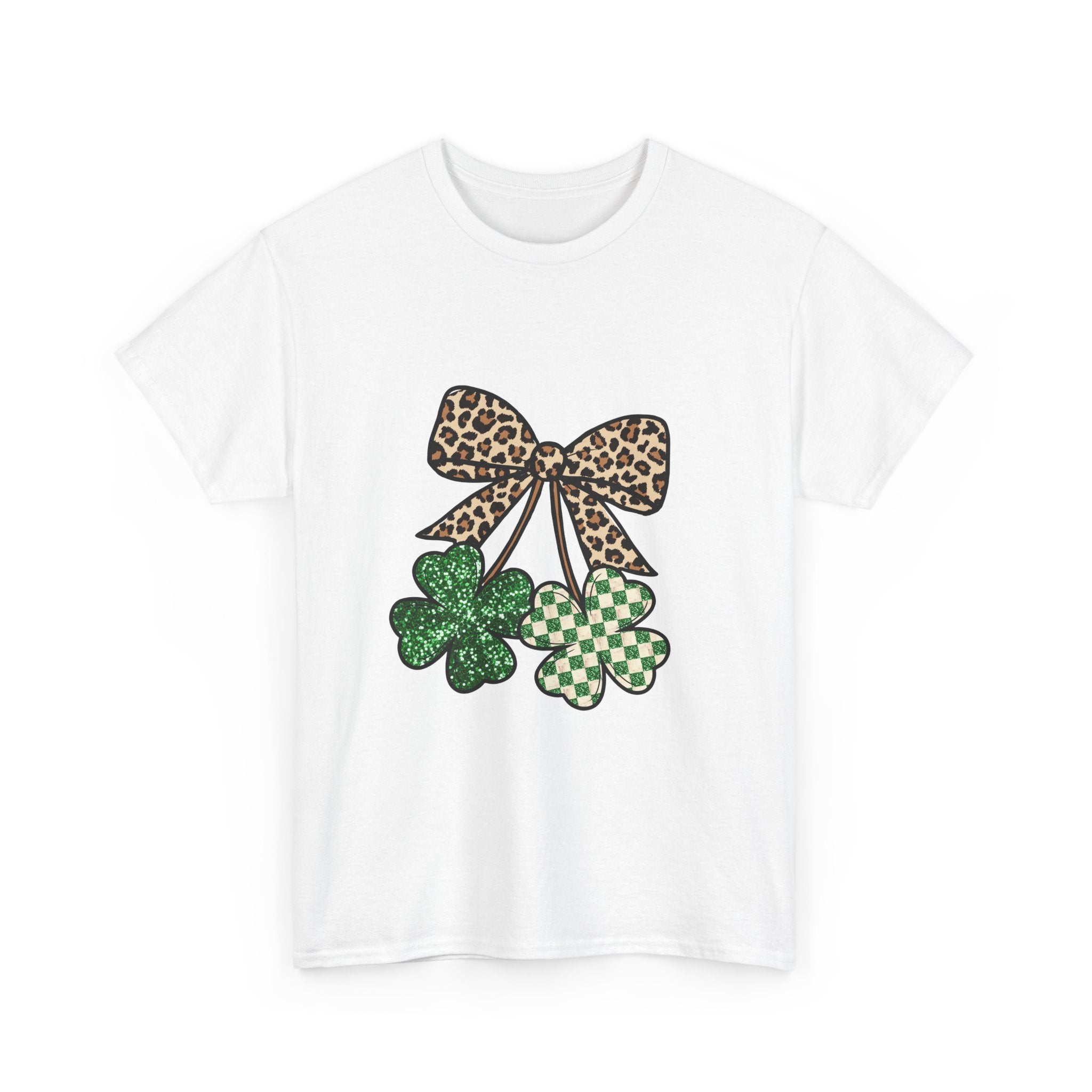 Leopard Bow St. Patrick’s Day Tee