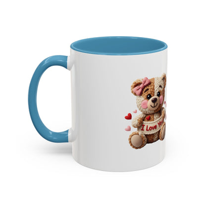 Valentine Teddy "I Love You" Coffee Mug