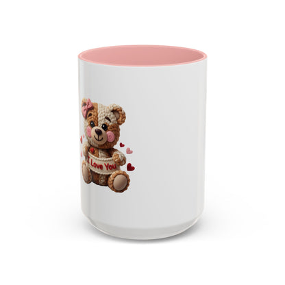 Valentine Teddy "I Love You" Coffee Mug