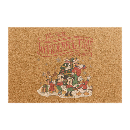 Christmas Mickey "Wonderful Time"e Mat