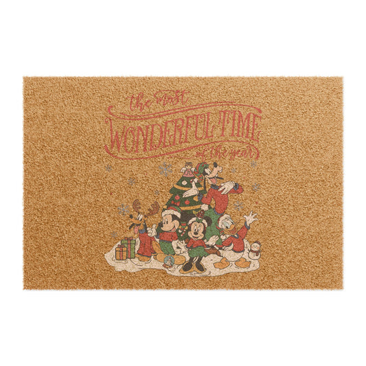Christmas Mickey "Wonderful Time"e Mat