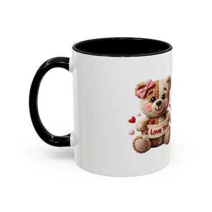 Valentine Teddy "I Love You" Coffee Mug