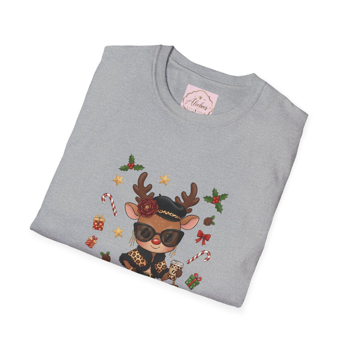 Cute Christmas Reindeer Tee