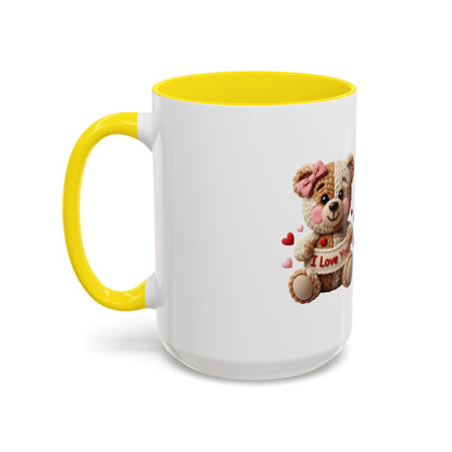 Valentine Teddy "I Love You" Coffee Mug