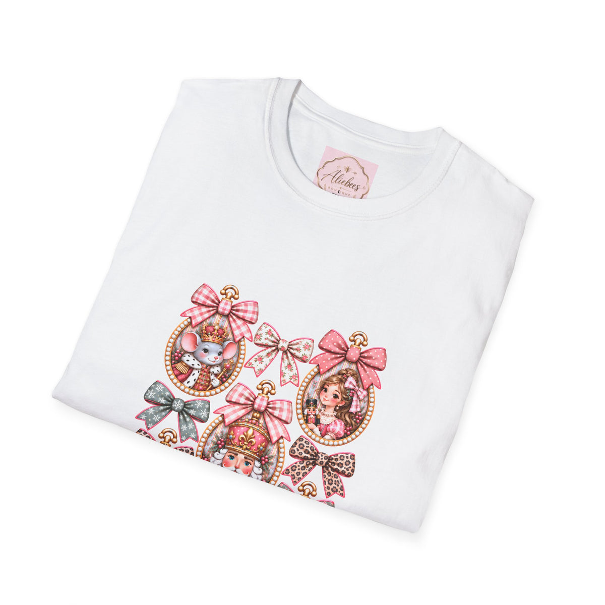 Pink Vintage Christmas Tee