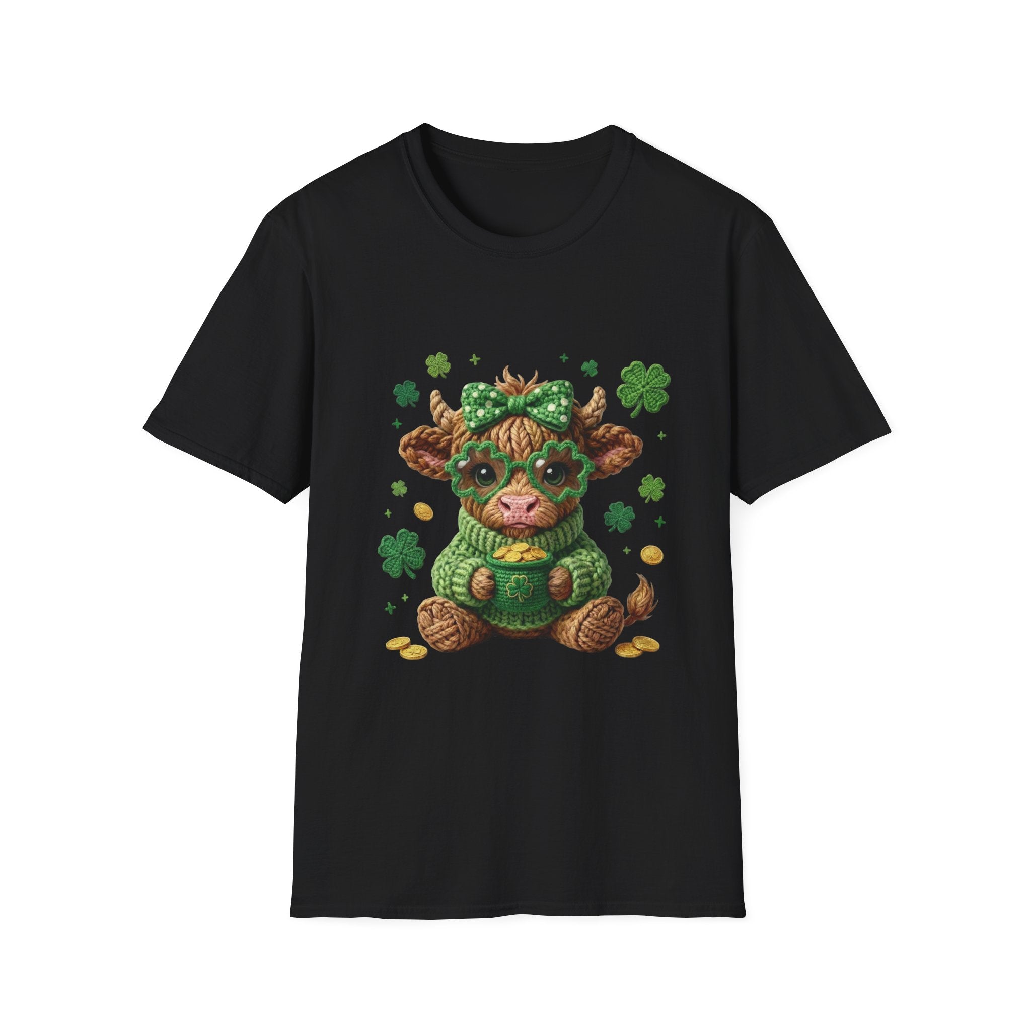 St Patrick's Day Highland Cow Tee