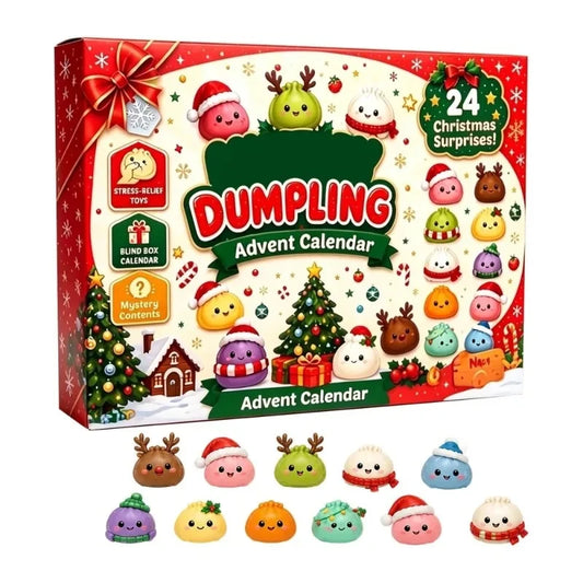 Christmas Dumpling Squishy Advent Calendar