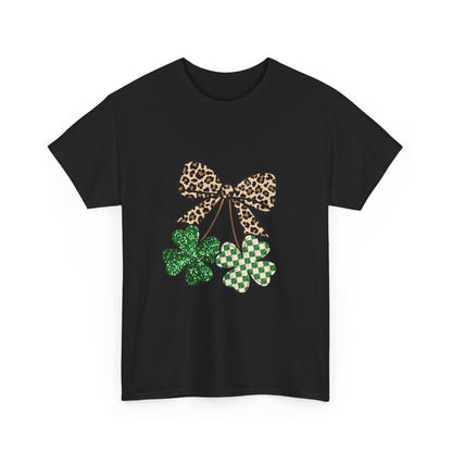 Leopard Bow St. Patrick’s Day Tee