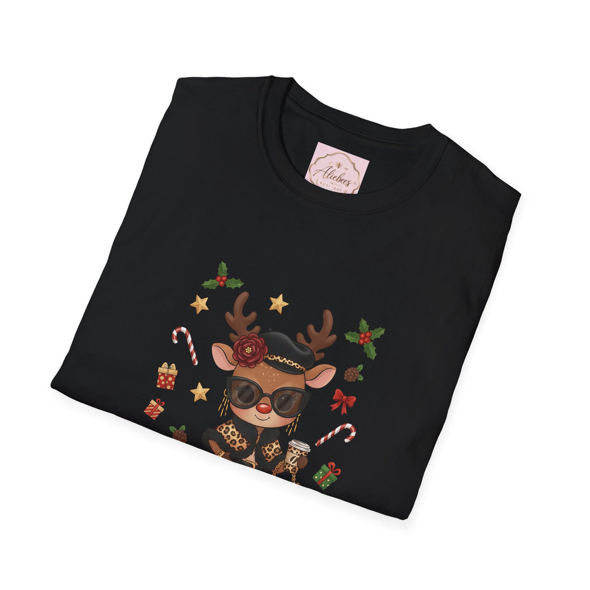Cute Christmas Reindeer Tee