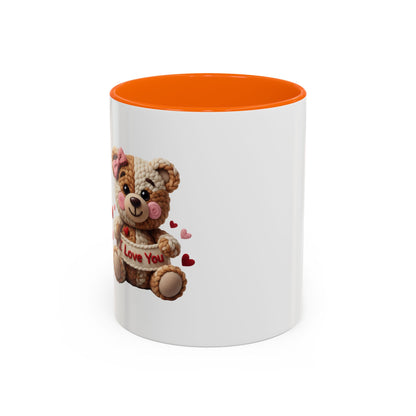 Valentine Teddy "I Love You" Coffee Mug