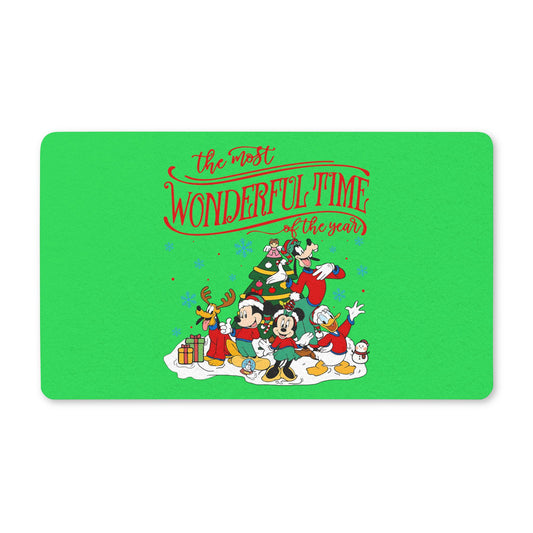 "The Most Wonderful Time of the Year" Welcome Mat