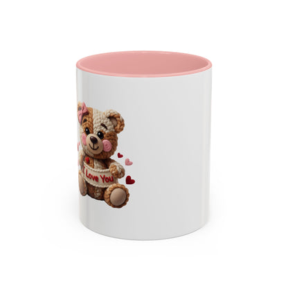 Valentine Teddy "I Love You" Coffee Mug