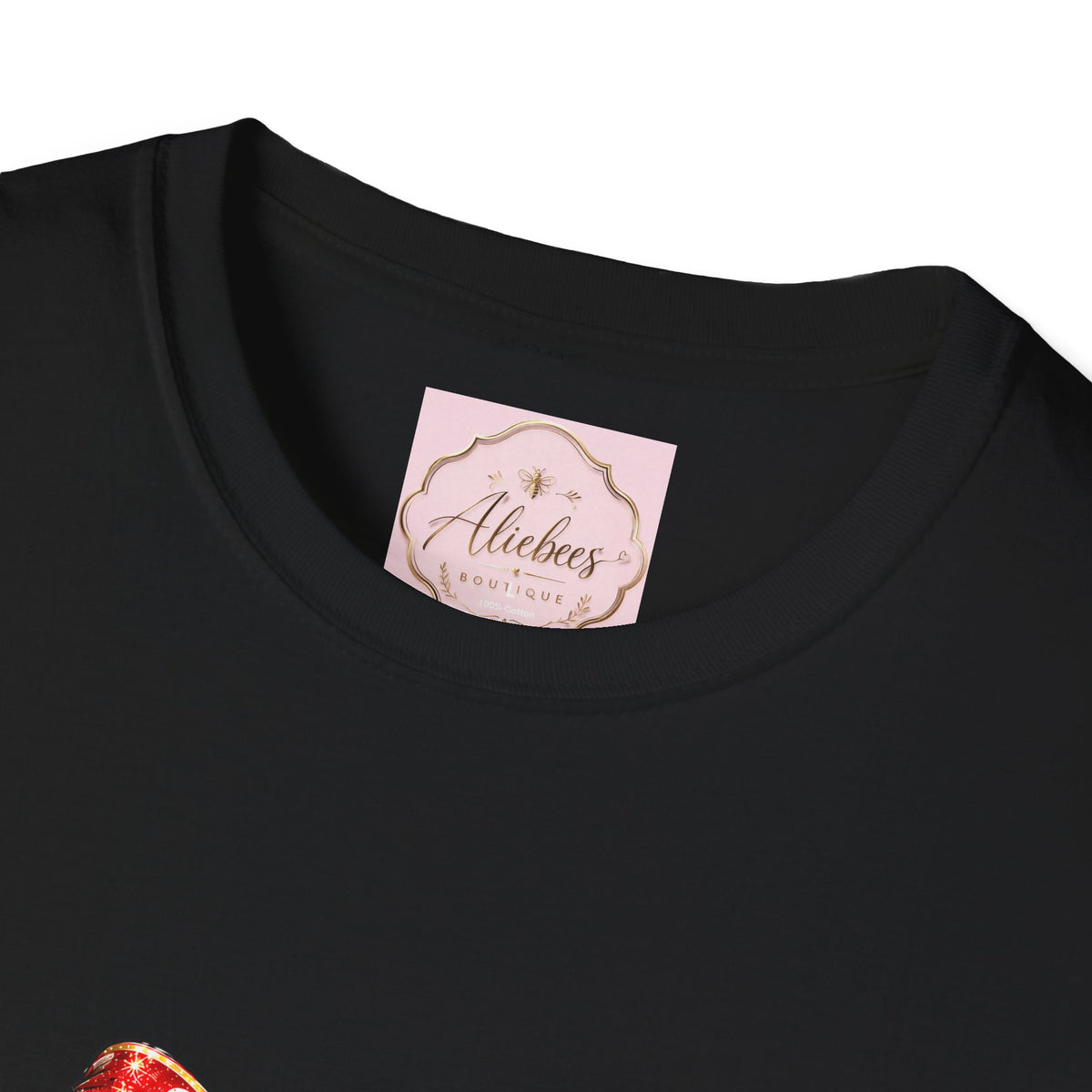 Christmas Mushroom Friends Bow Tee