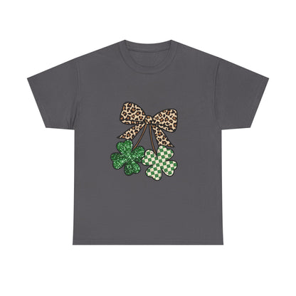 Leopard Bow St. Patrick’s Day Tee