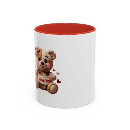 Valentine Teddy "I Love You" Coffee Mug