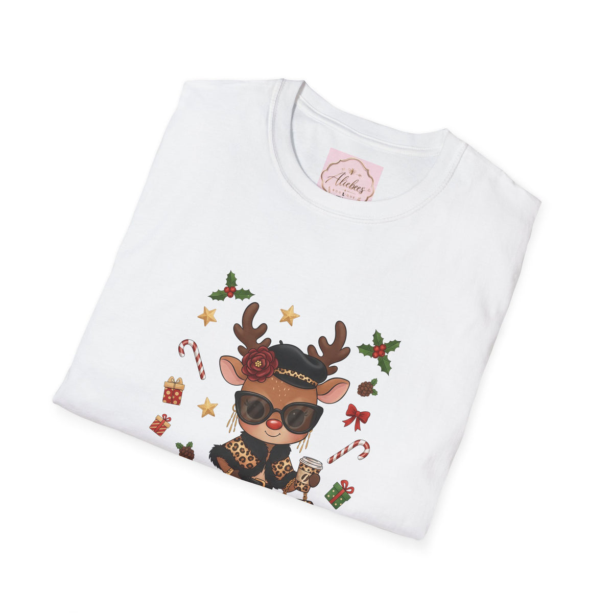 Cute Christmas Reindeer Tee