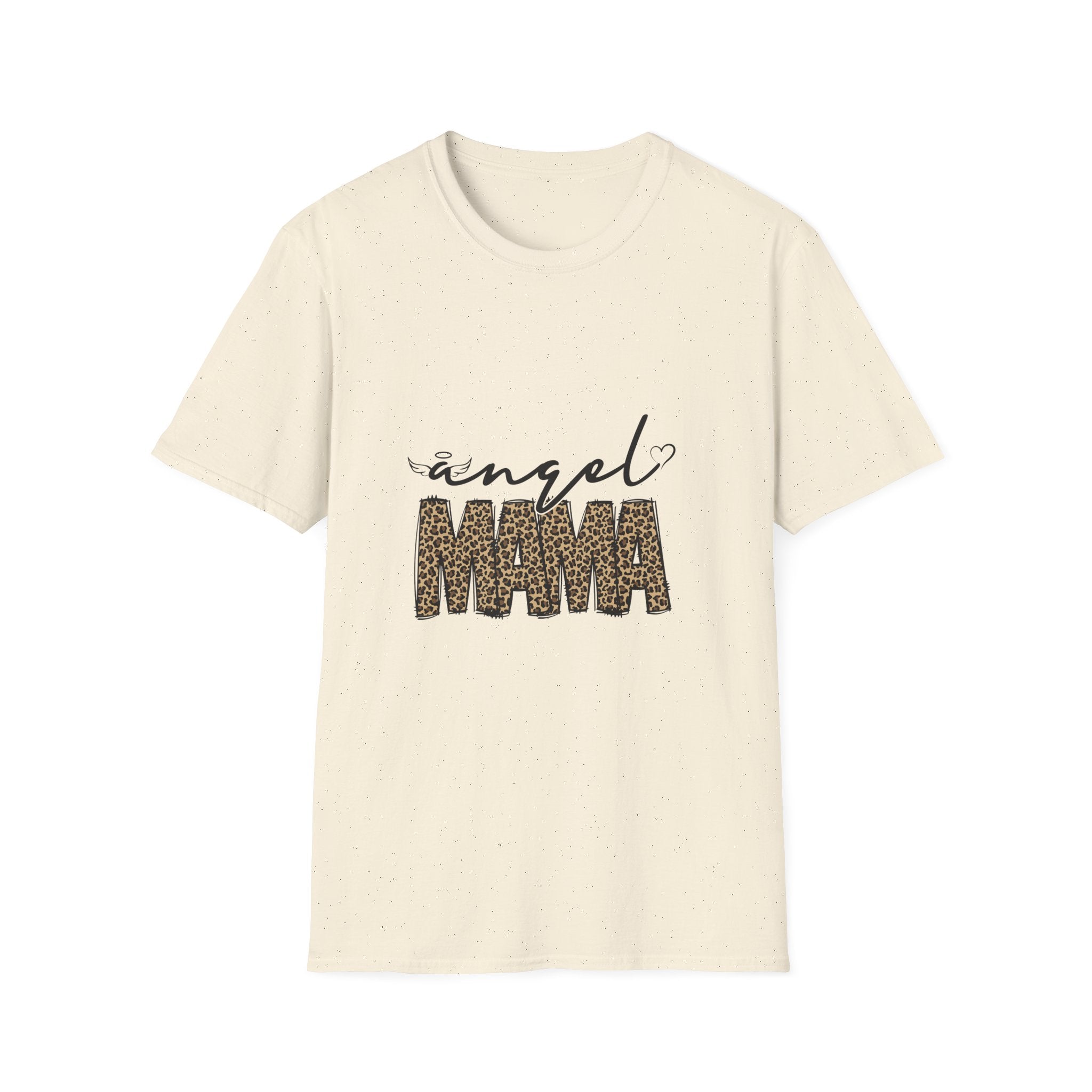 Angel Mama Leopard Print T-Shirt