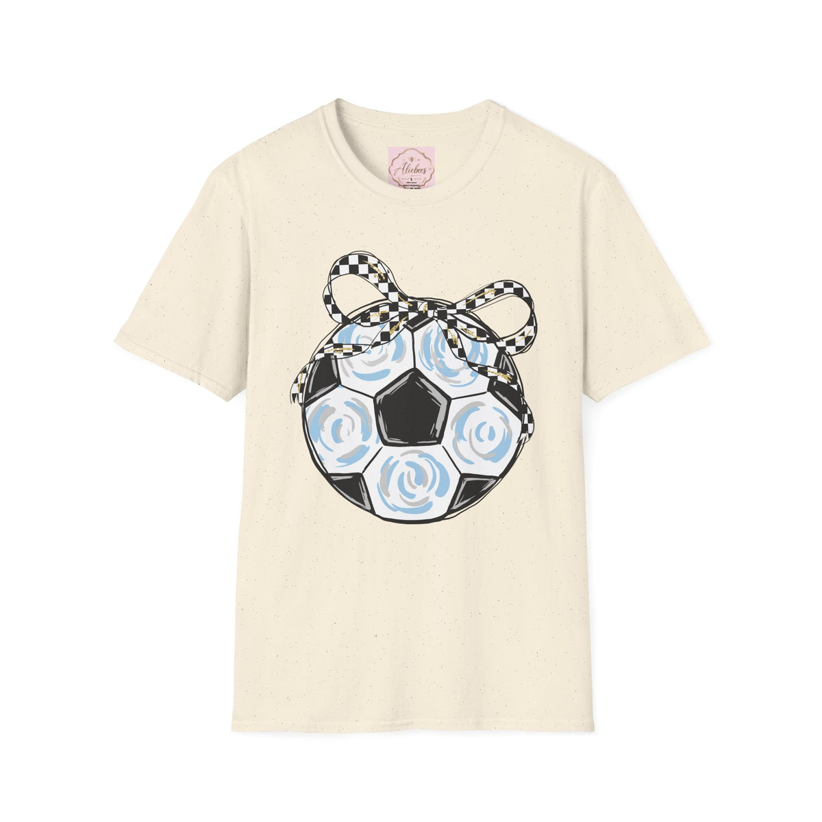 Soccer Ball Bow Tee