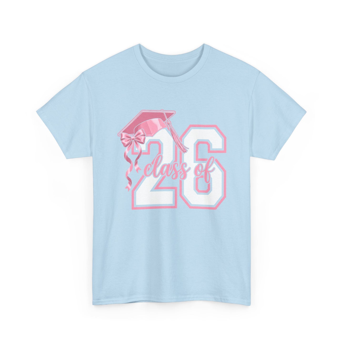 Class of '26 Graduation T‑Shirt — Pink Cap '26