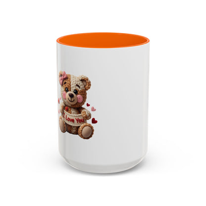 Valentine Teddy "I Love You" Coffee Mug